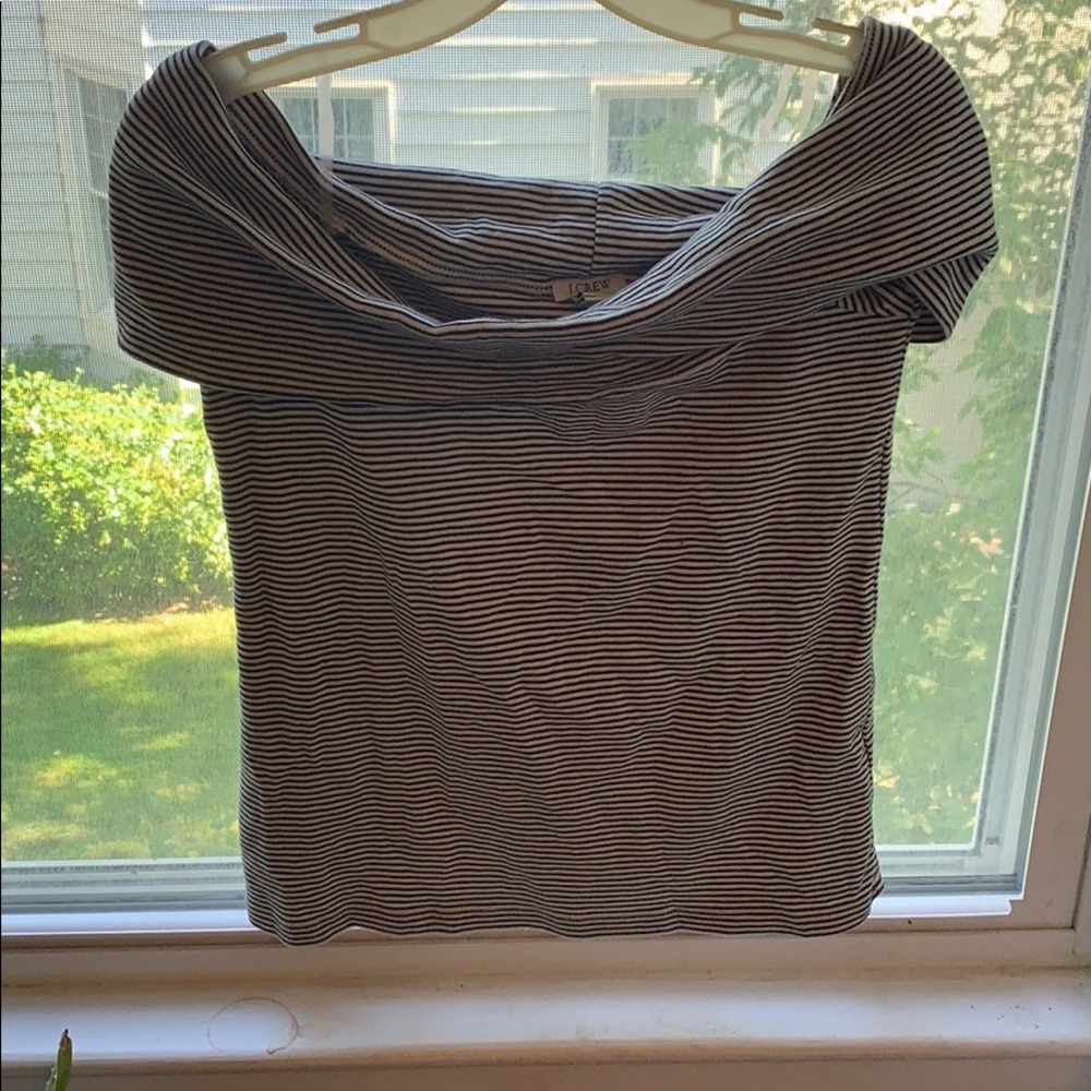J. Crew off the shoulder top